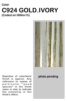 C924 gold.ivory